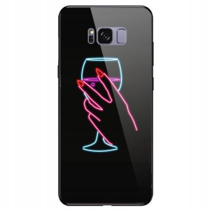 Etui Szklane do Samsung S8 Plus -Glass of Wine