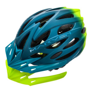 METEOR Kask Rowerowy Regulowany Szosowy z Daszkiem