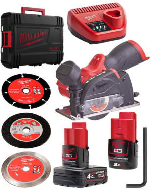 Szlifierka kątowa 76mm 12V Milwaukee M12 FCOT-422X