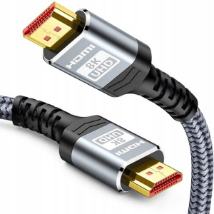 Kabel Hdmi 2.1 8k 60hz 4k 120hz High Speed Uhd 2m