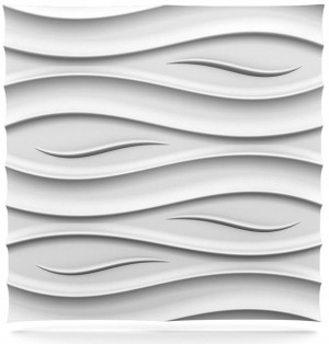 Styropianowe Panele Ścienne 3D 60x60 OCEAN płytki