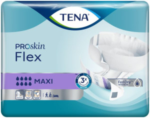 TENA Pieluchomajtki z pasem mocującym Flex Proskin Maxi M