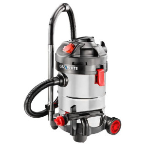 Odkurzacz warsztatowy 1500W, zbiornik 30l