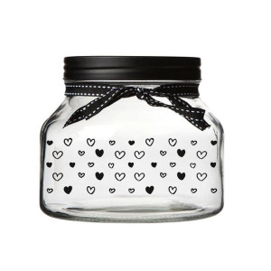 Słoik / pojemnik szklany na produkty sypkie 1500 ml With Love
