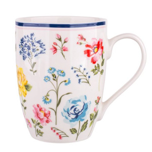 Kubek do kawy i herbaty porcelanowy Garden Flowers C 300 ml