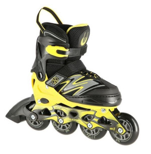 Rolki Nils Extreme Na11010 Cz-żół R.m (35-48)