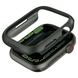 Spigen nakładka Thin Fit Apple Watch 7 45mm military zielony
