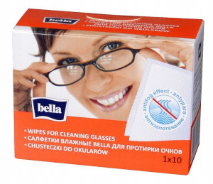 BELLA Chusteczki do okularów 10 sztuk