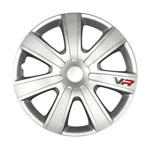 4 x Kołpak VR Carbon Silver 15 do Toyota Yaris  I II III od 1999