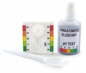 Kwasomierz glebowy PH test z płynem Heliga i płytk
