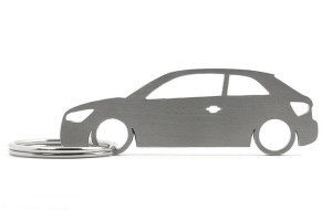 Brelok Audi A1 3d stal nierdzewna