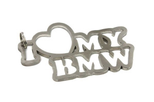 Brelok I Love My BMW stal nierdzewna