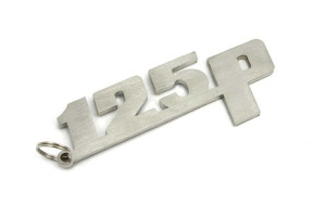 Brelok logo Fiat 125p stal nierdzewna