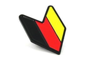 Pin, przypinka flaga JDM german wakaba