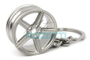 Brelok felga Mercedes AMG srebrny mat