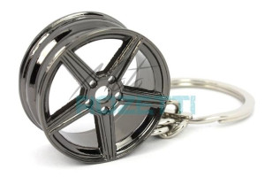 Brelok felga Mercedes AMG czarny chrom