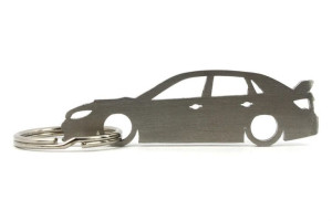 Brelok Subaru Impreza WRX GH sedan stal nierdzewna