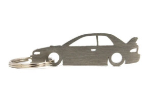 Brelok Subaru Impreza WRX GT GC 2d stal nierdzewna