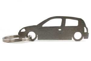 Brelok Renault Clio MK2 3d stal nierdzewna
