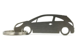 Brelok Opel Corsa D 3d stal nierdzewna