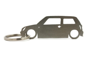 Brelok Mini Cooper 2001 stal nierdzewna