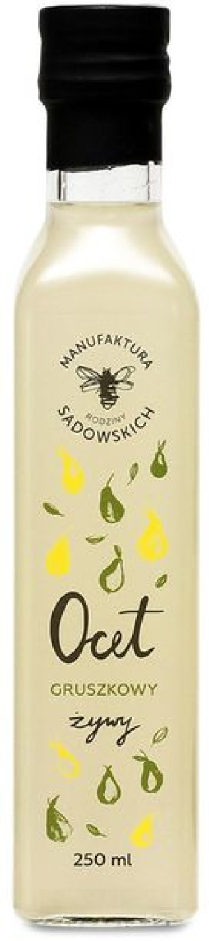 Ocet gruszkowy żywy 250 ml - Pasieki Rodziny Sadowskich