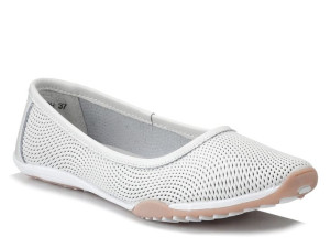 Baleriny damskie skórzane FILIPPO DP3681 białe