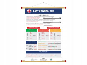 PAST CONTINUOUS Plansza angielski WDS
