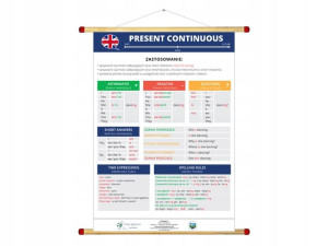 PRESENT CONTINUOUS Plansza angielski WDS