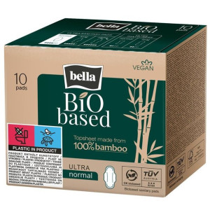BELLA Podpaski BIO BASED NORMAL 100% Bamboo 10 sztuk