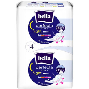 BELLA Podpaski PERFECTA ULTRA NIGHT EXTRA SOFT 7 sztuk