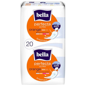 BELLA Podpaski PERFECTA ULTRA ORANGE 12 sztuk