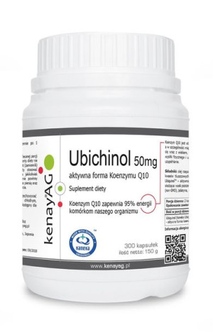 Ubichinol Koenzym Q10 50 mg (300 kaps.)