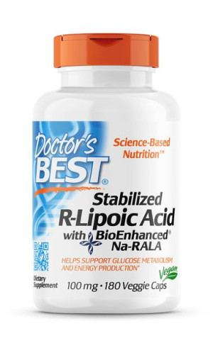 R-Lipoic Acid with BioEnhanced Na-RALA (180 kaps.)