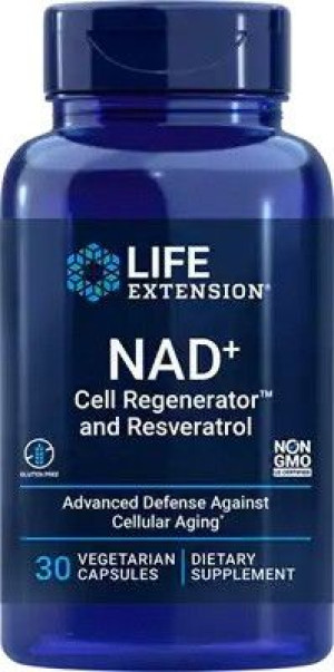 NAD+ Cell Regenerator and Resveratrol (30 kaps.)