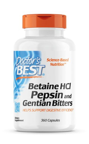Betaina HCL + Pepsyny + Korzeń Goryczki (360 kaps.)