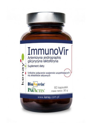ImmunoVir - artemizyna andrographis glicyryzyna laktoferyna (60 kaps.)
