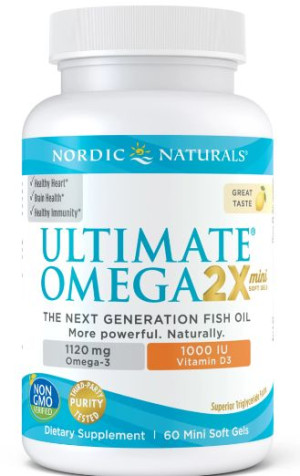 Ultimate Omega 2X Mini with Vitamin D3 (60 kaps.)