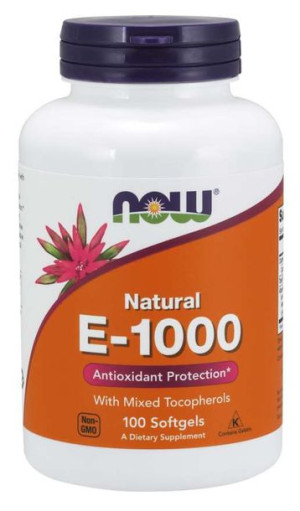 Witamina E 1000 IU (100 kaps.)