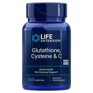 L-Glutation + L-Cysteina + Witamina C (100 kaps.)