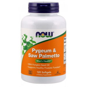 Pygeum (Śliwa Afrykańska) & Saw Palmetto (Palma Sabalowa) (120 kaps.)