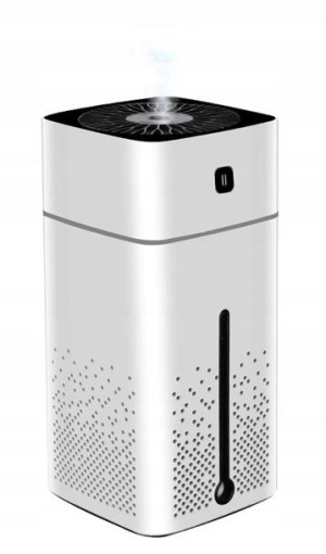 Nawilżacz powietrza - dyfuzor do olejków - USB biały (3 W)