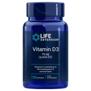Witamina D3 3000 IU (120 kaps.)