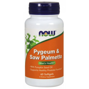 Pygeum (Śliwa Afrykańska) & Saw Palmetto (Palma Sabalowa) (60 kaps.)