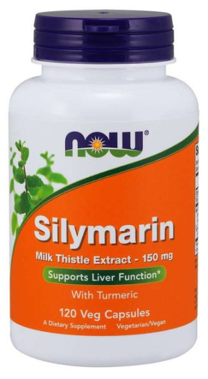 Silymarin - Sylimaryna z Ostropestu Plamistego + Kurkuma (120 kaps.)