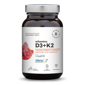 Witamina D3 2000 IU + K2 (90 kaps.)