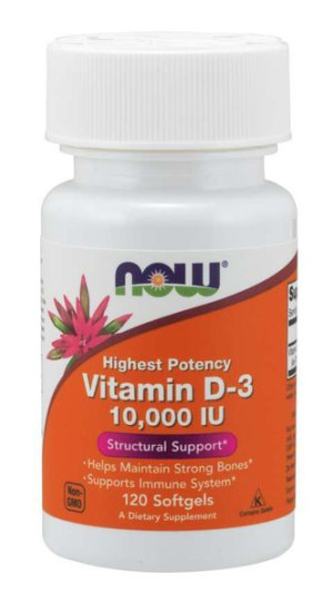 Witamina D3 10000 IU 250 mcg (120 kaps.)