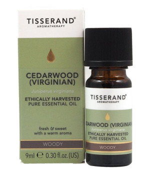 Cedarwood (Virginian) Ethically Harvested - Olejek z Drzewa Cedrowego (9 ml