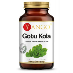 Gotu kola - ekstrakt 10% saponin triterpenowych (100 kaps.)