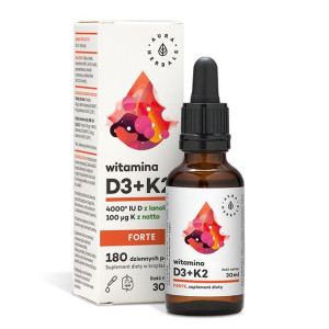 Witamina D3 + K2mk7 Forte w kroplach (30 ml)